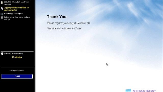 Upgrading Windows 95 to Windows 98 смотреть онлайн