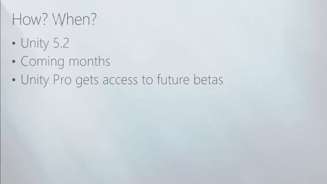 Unity for Windows 10 and the Universal Windows Platform смотреть онлайн