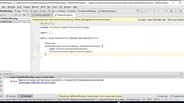 How To Fix Gradle Project Sync Failed (Tagalod English) смотреть онлайн