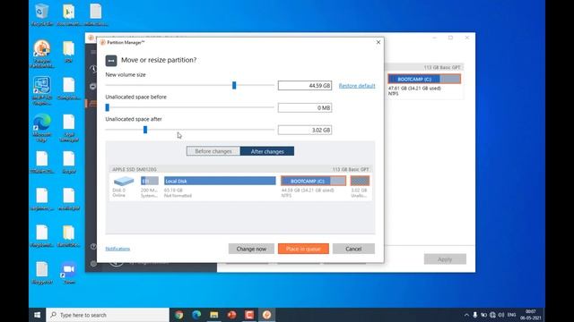 Creating New Partition from Free space of Windows 10 drive using Free Partition Manager software смотреть онлайн