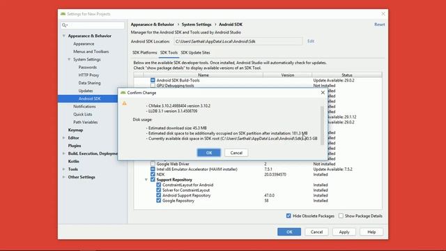 NDK #002 - How to download and Install LLDB and CMake latest version in Android Studio 3.4.2 смотреть онлайн