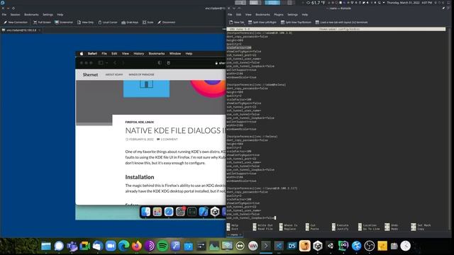 Fixing KRDC VNC Scaling