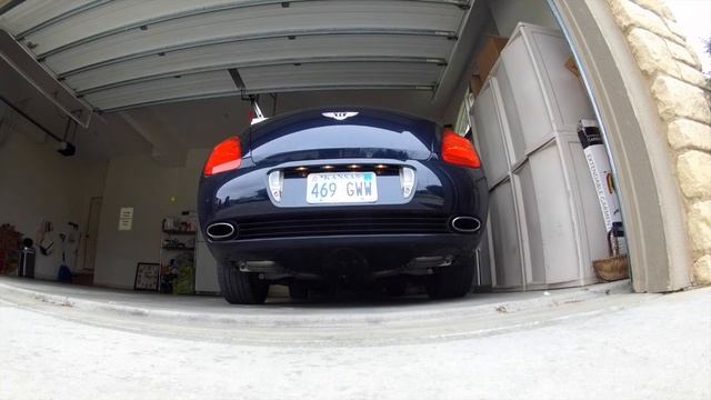 Bentley Continental Flying Spur Exhaust Start Up/Rev