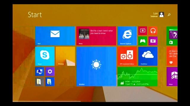 HP Stream 7 - Miracast Demonstration смотреть онлайн