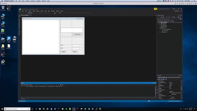 C# Bi-Directional Client-Server Part 3 of 5 - Designing the Client User Interface смотреть онлайн
