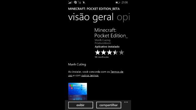 Como Baixar Minecraft No Windows Phone 8.1 e Windows 10 Mobile смотреть онлайн