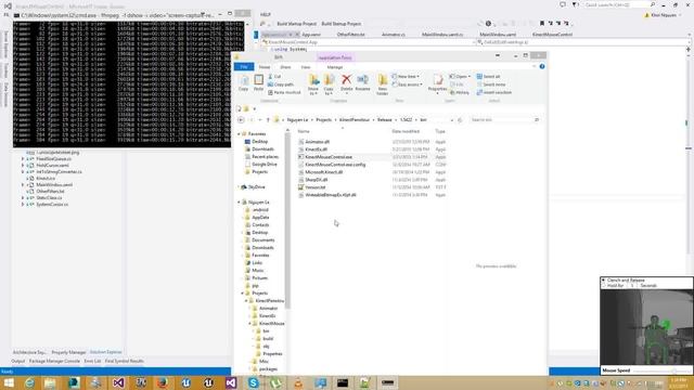 Mouse Control With Kinect hd1080 смотреть онлайн