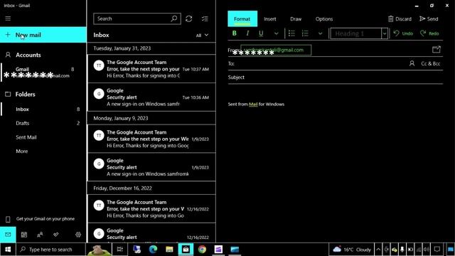 How to configure Gmail Mail | How to configure outlook in Windows 11| Windows 10 | Windows Mail app смотреть онлайн