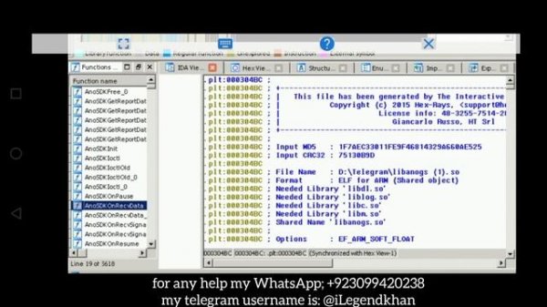 How to find own antiban bypass offsets ida pro for Android and Pc