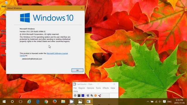 Windows 10 insider preview is the official fall update build 10586 it is here november 5th 2015 смотреть онлайн