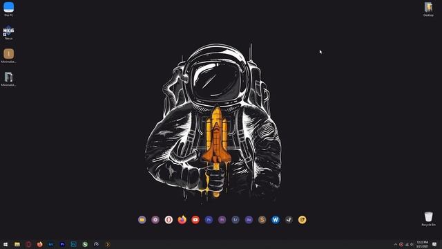 Minimalist Astronaut Theme For Windows 10 - Make Windows Look Better! смотреть онлайн