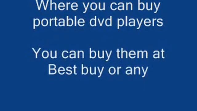 Portable DVD player смотреть онлайн