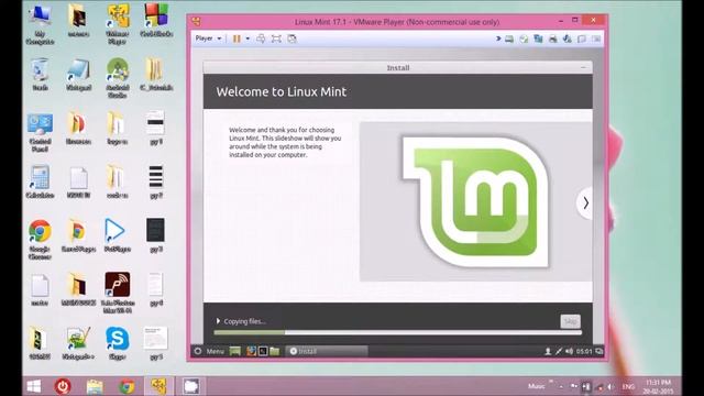 Install Linux Mint on PC using VMware Player смотреть онлайн
