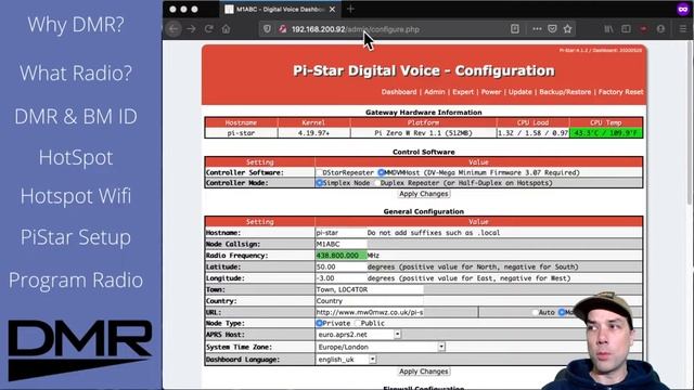 DMR Journey pt 4: How to get your Hotspot on Your Network and Setup for Your Radio смотреть онлайн