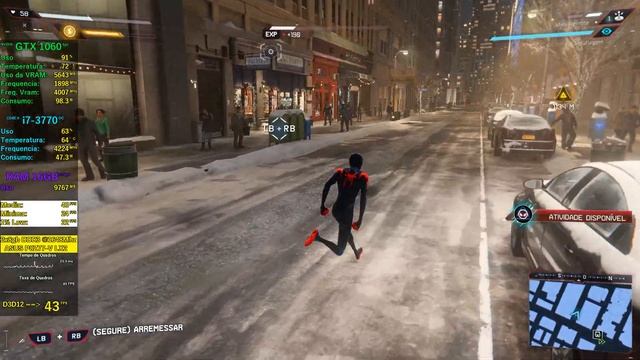 Spider-Man: Miles Morales - Core i7 3770 - GTX 1060 6gb - Configuração Personalisada - FSR Off смотреть онлайн