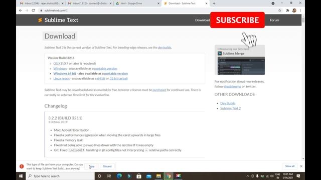 How to Download and Install Sublime Text 3 on Windows 10 | The Best Code Editor for Programmers смотреть онлайн