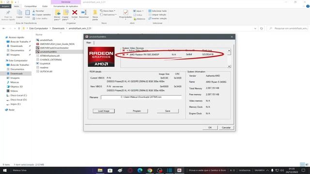 RX 580 mingzhou atualização de BIOS смотреть онлайн