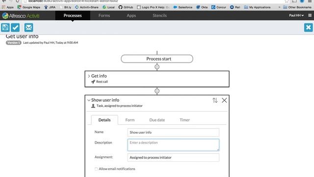 Using REST with Alfresco Activiti (no audio) смотреть онлайн