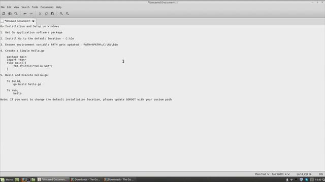 Go(golang) Tutorials - Installation and Setup on Windows смотреть онлайн