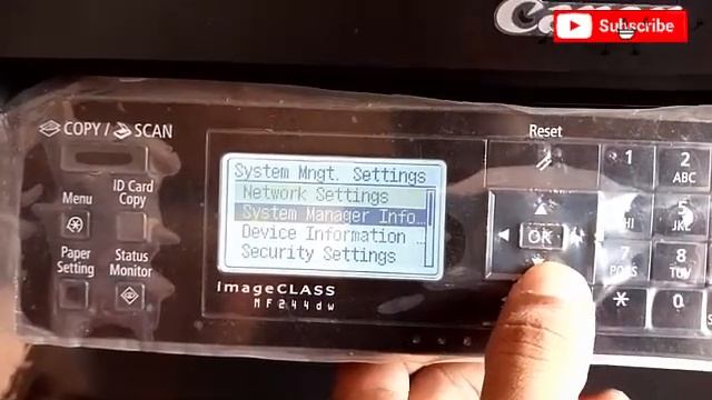 How To Canon MF244DW PRINTER Factory Data Reset In bengali смотреть онлайн