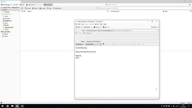 Mail Merge Attachments with Thunderbird Email on Windows смотреть онлайн