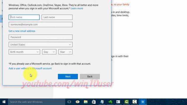 Windows 10 : How to add Local user account Without a Microsoft Account смотреть онлайн