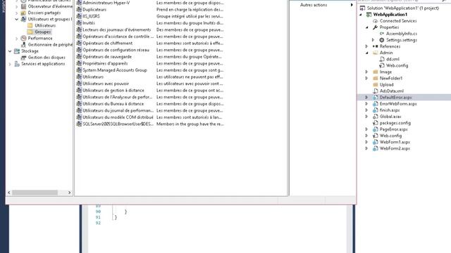 82 - التحكم في سماحية الدخول في مستويات الملفات ASP.NET -- Windows Authentication And Folder Level смотреть онлайн