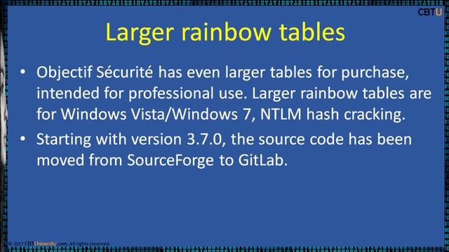 5.15 Ophcrack - Windows password cracker смотреть онлайн