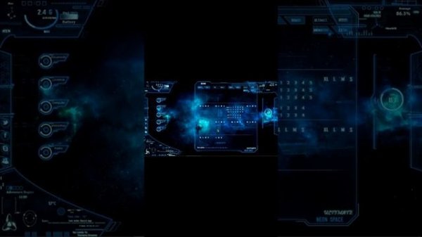 Make your DESKTOP COOL with RAINMETER || Neon Space Skin || - (RAINMETER TUTORIAL)