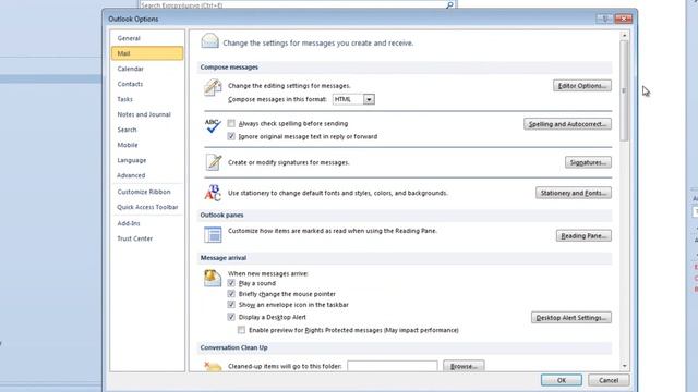 How To Specify The Clean Up Conversation Folder in Microsoft Outlook? смотреть онлайн