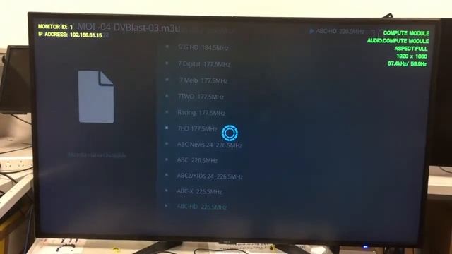OSMC Compute Module 3 DVBlast IPTV Mulitcast смотреть онлайн