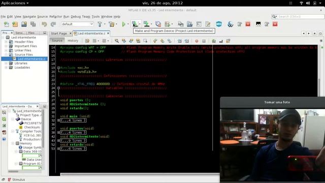 Curso de Pickit3 y MPLABX + Pic16f877a: Programando con PROGRAMMER-TO-GO de PICKit3. смотреть онлайн
