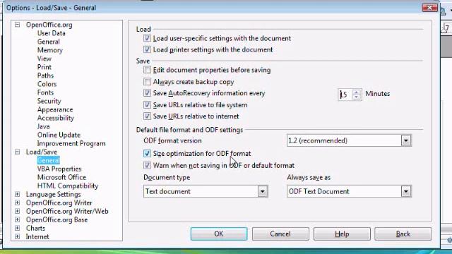OfficeTutor.info: OpenOffice - How to change the default file format смотреть онлайн