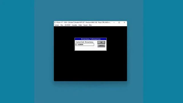 PCem v17 - Windows3.1 ( Audio: .wav & .mid, CDROM, Display: 800*600 256 color) смотреть онлайн