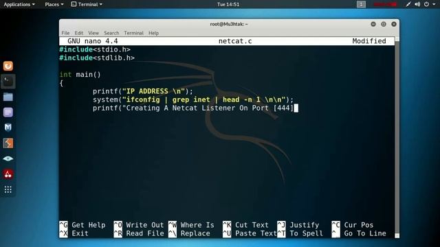 Creating a Netcat Listener in C Program смотреть онлайн