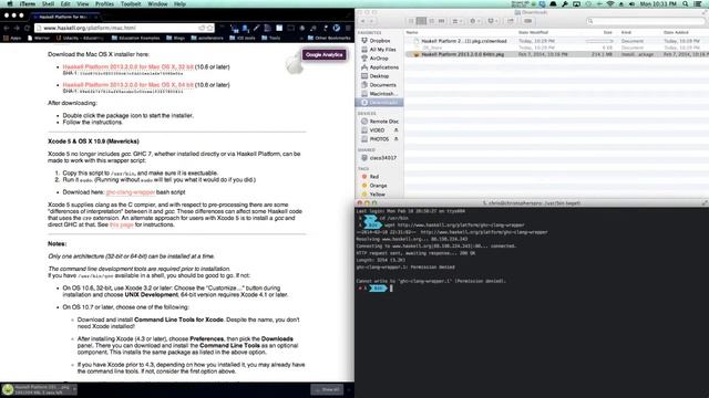 Installing Haskell Platform on Mavericks смотреть онлайн