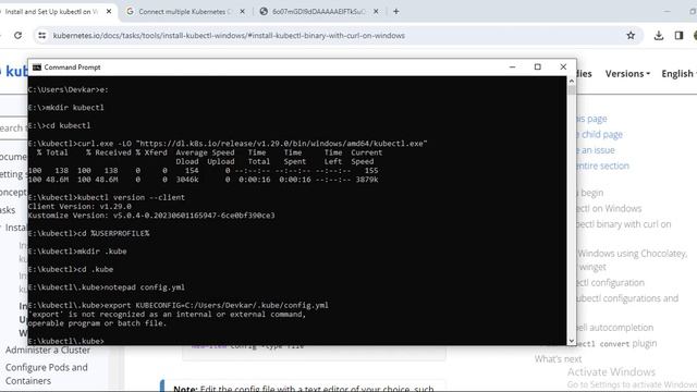 Connect Kubernetes Cluster using kube Config file смотреть онлайн