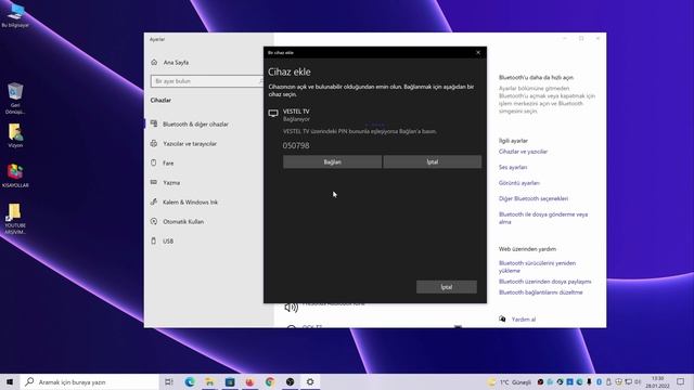 Bluetooth Seçenekleri Kulaklık / Hoparlör Bağlantısı l Windows 10 смотреть онлайн
