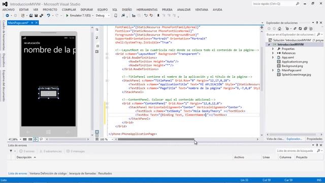 Tutorial Windows Phone - 4. Introducción MVVM [Parte 1] [geekytheory.com] смотреть онлайн