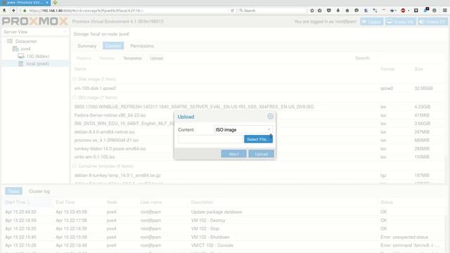 Proxmox VE GUI Update смотреть онлайн