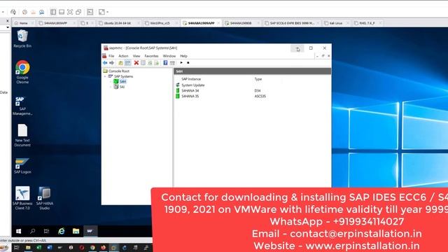 How to Start & Stop SAP S4 HANA 1809/1909 Server on VMWare смотреть онлайн