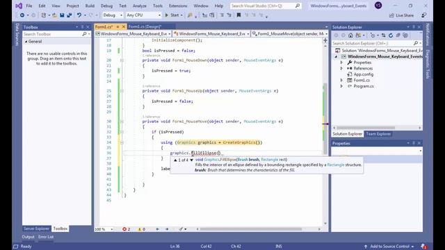 C# Mouse and keyboard events (Arabic) смотреть онлайн