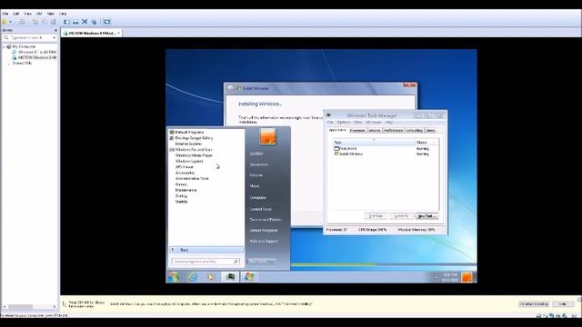 Installing Windows 8 Build 7850 Milestone 1 смотреть онлайн