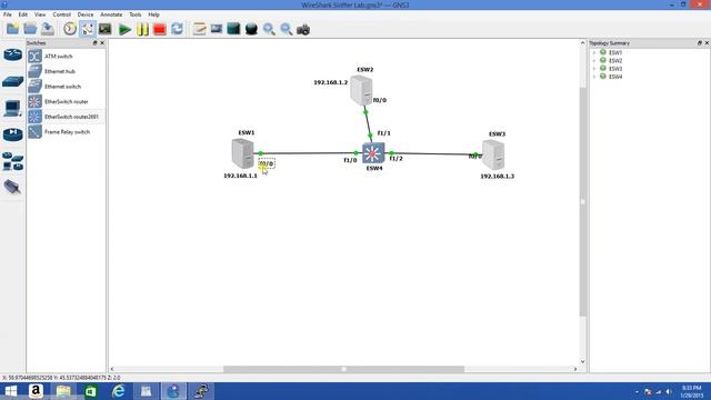 17. CCNA, ICND1: WireShark GNS3 Lab part 1 смотреть онлайн