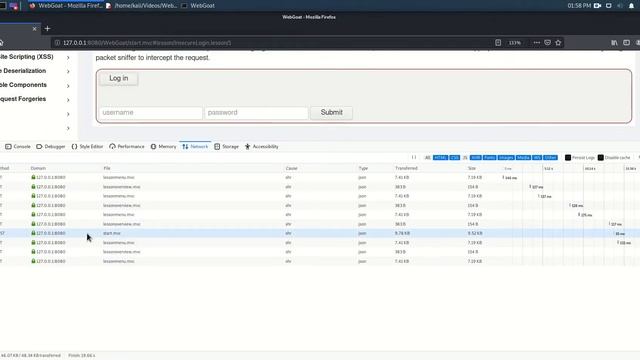 WebGoat 8 Insecure Login смотреть онлайн
