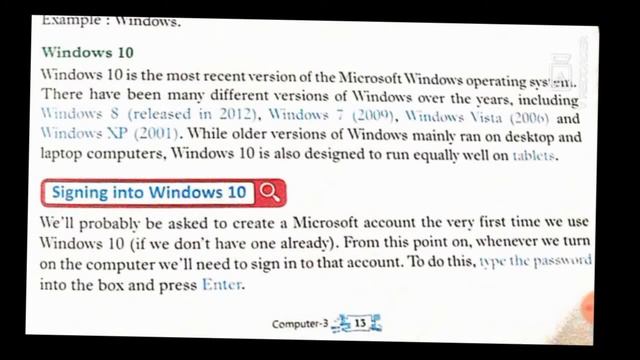Class-3rd, Computer Ch.2, Introducto to M.S Windows 10. (Part-1). By:- Ashi Gupta смотреть онлайн