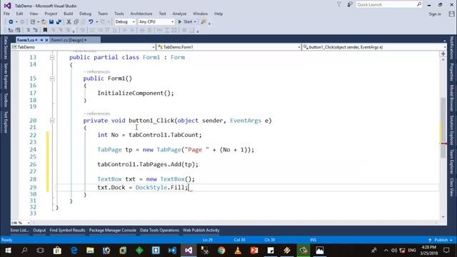 113- How To Add Or Remove TabPage in Run time CSharp смотреть онлайн