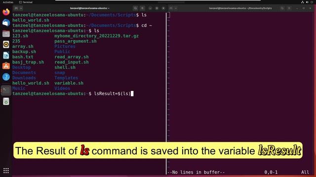 Bash Shell Scripting Tutorial 10 - Command Substitution смотреть онлайн