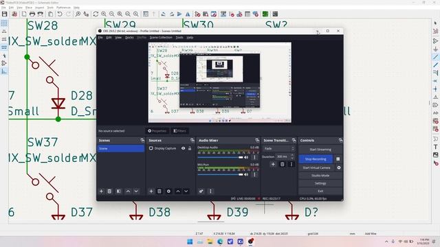 Creating a Keyboard PCB with Diodes (Kicad 6.0) смотреть онлайн