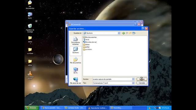 como grabar la pantalla de tu pc (escritorio) con VLC media playerr смотреть онлайн